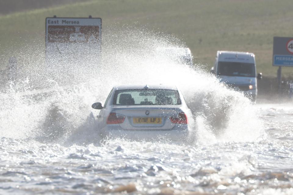  Brits were inundated with rainfall as water ravaged houses in Cumbria