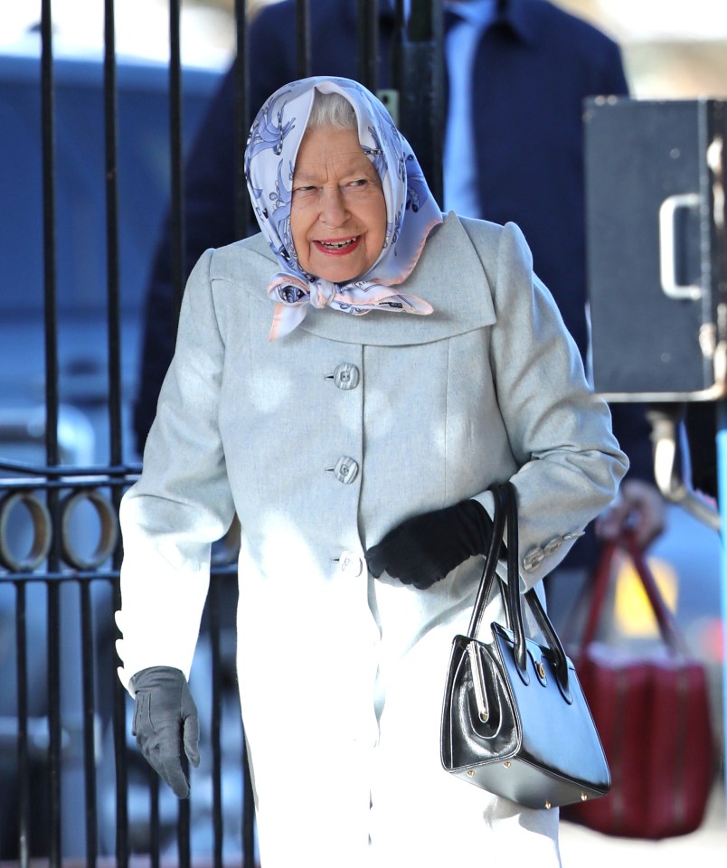  The Queen was pictured today at King's Lynn station - hours after the announcement