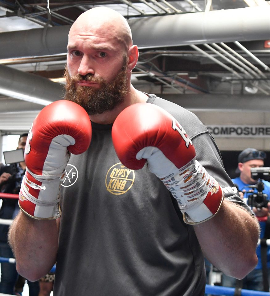 Tyson Fury says the routine of boxing helps keep him focused and positive