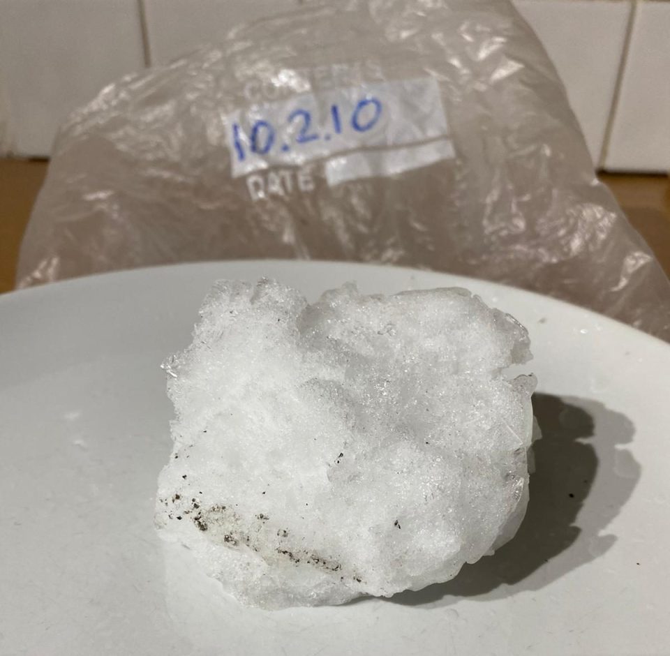  A dad who kept a snowball in his freezer for ten years is flogging it on eBay for £15,000