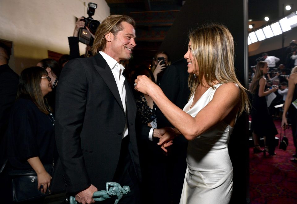  Jennifer married Brad Pitt in 2000 but they divorced five years later (pictured at the Screen Actors Guild Awards in January)