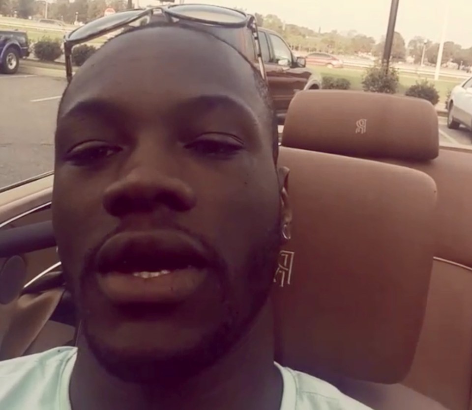 Wilder often takes his Rolls Royce for a spin with the hood down