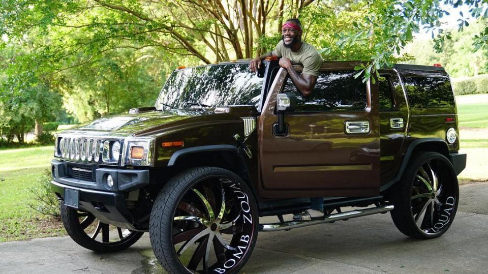 Another prized possession of Wilder's is his Hummer H2, which was discontinued from 2010