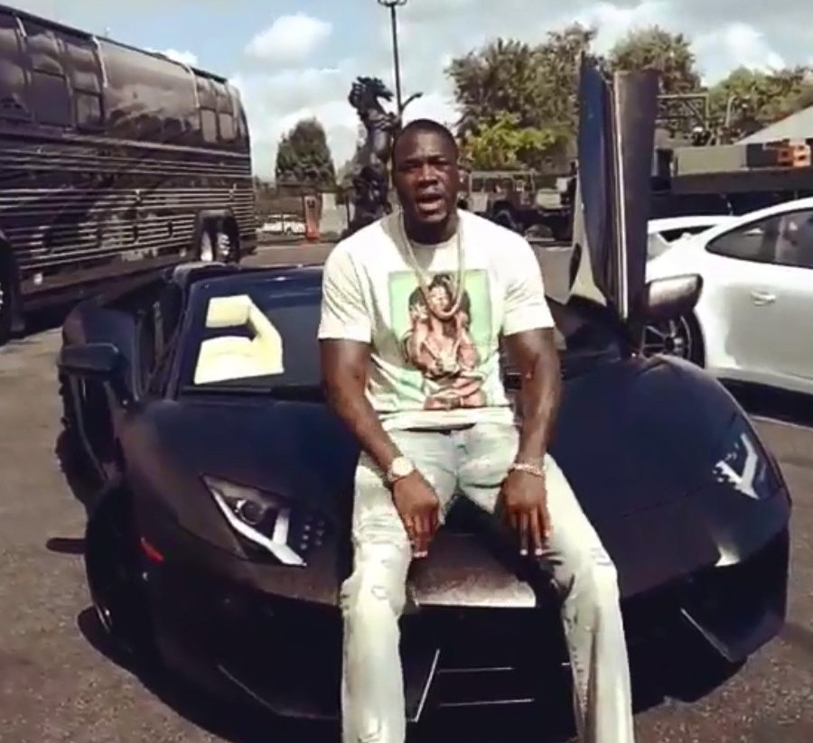 Deontay Wilder, worth £23m, has splashed the cash on cars