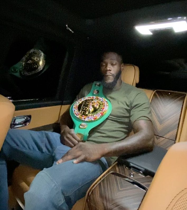 Wilder took to Instagram to share his purchase with his followers