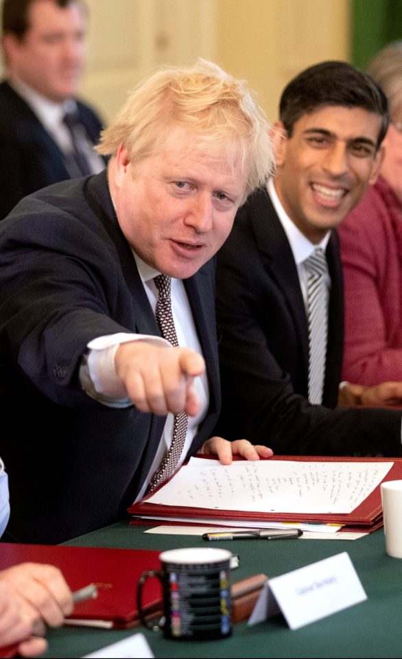  Boris Johnson chairs today's Cabinet meeting, 24 hours after his Chancellor's dramatic resignation