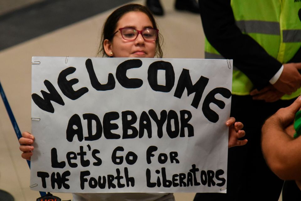  Fans are pinning their hopes on Adebayor delivering a Copa Libertadores title