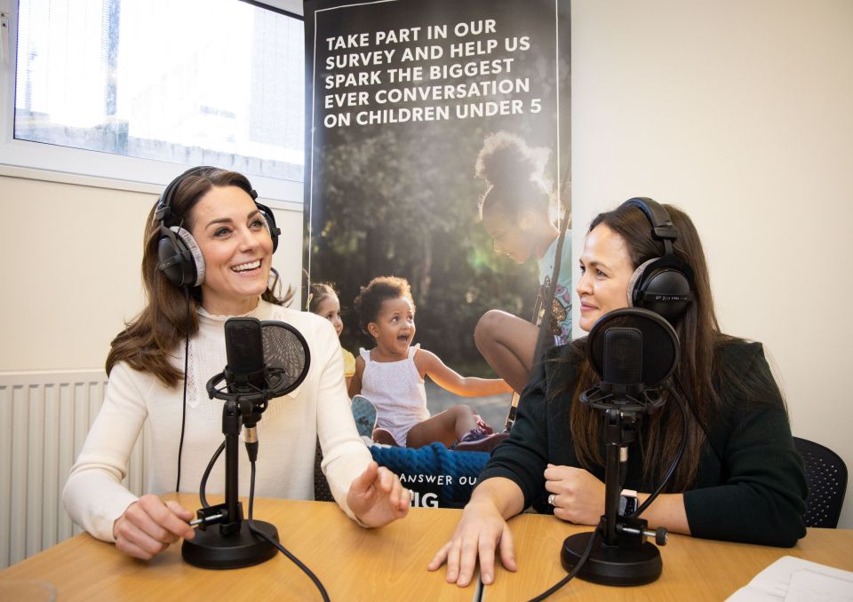 Kate also appeared on Giovanna Fletcher's podcast, Happy Mum, Happy Baby to promote her survey