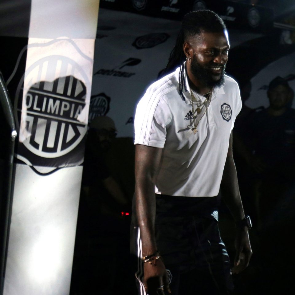  Adebayor will want to add a Copa Libertadores title to his glittering CV