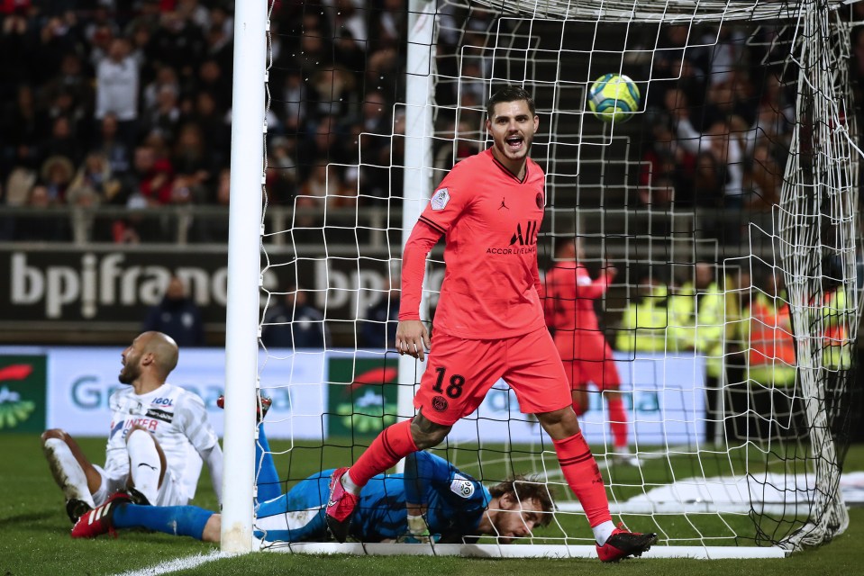  PSG had been 3-0 down at one point but Mauro Icardi had made it 4-3 with 15 minutes to play