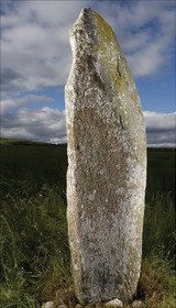  The back-side of the Tulloch stone features a faded engraving of a warrior with a sizeable derrière