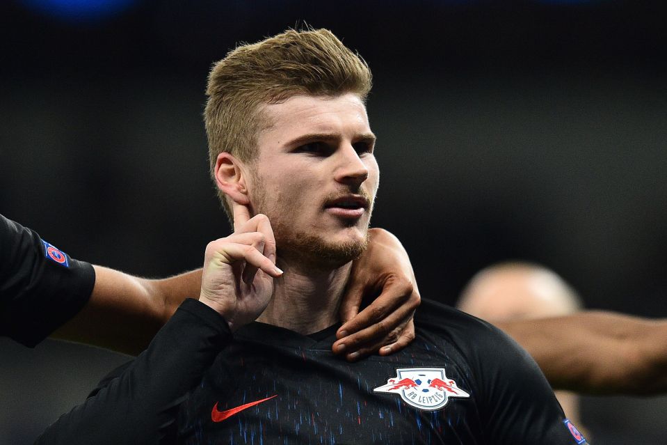  Timo Werner's penalty handed RB Leipzig a 1-0 win over Spurs