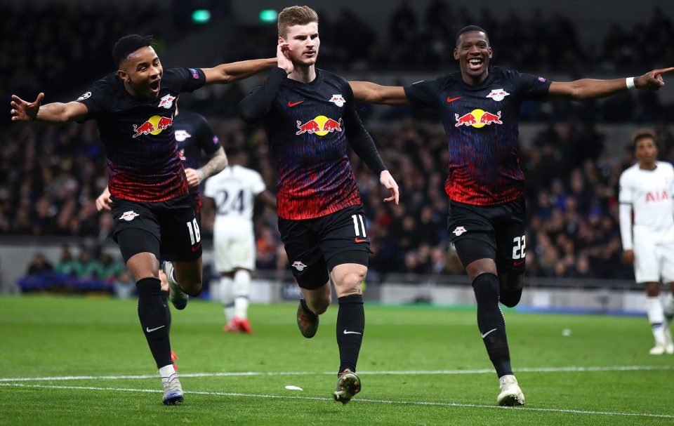  Timo Werner was the matchwinner for RB Leipzig in their game against Tottenham