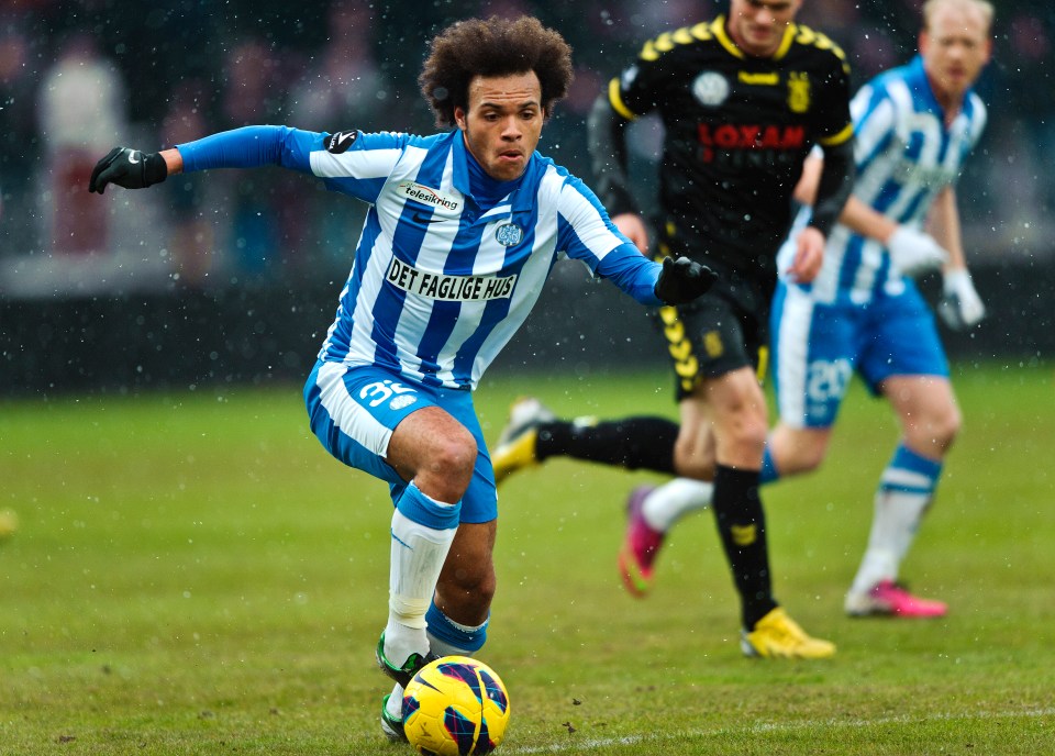  In his first two seasons at Esbjerg, Braithwaite failed to find the net