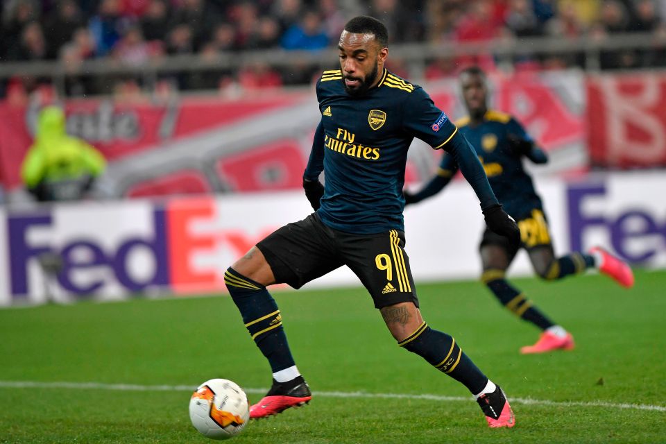  Alexandre Lacazette scored the winner for Arsenal against Olympiacos