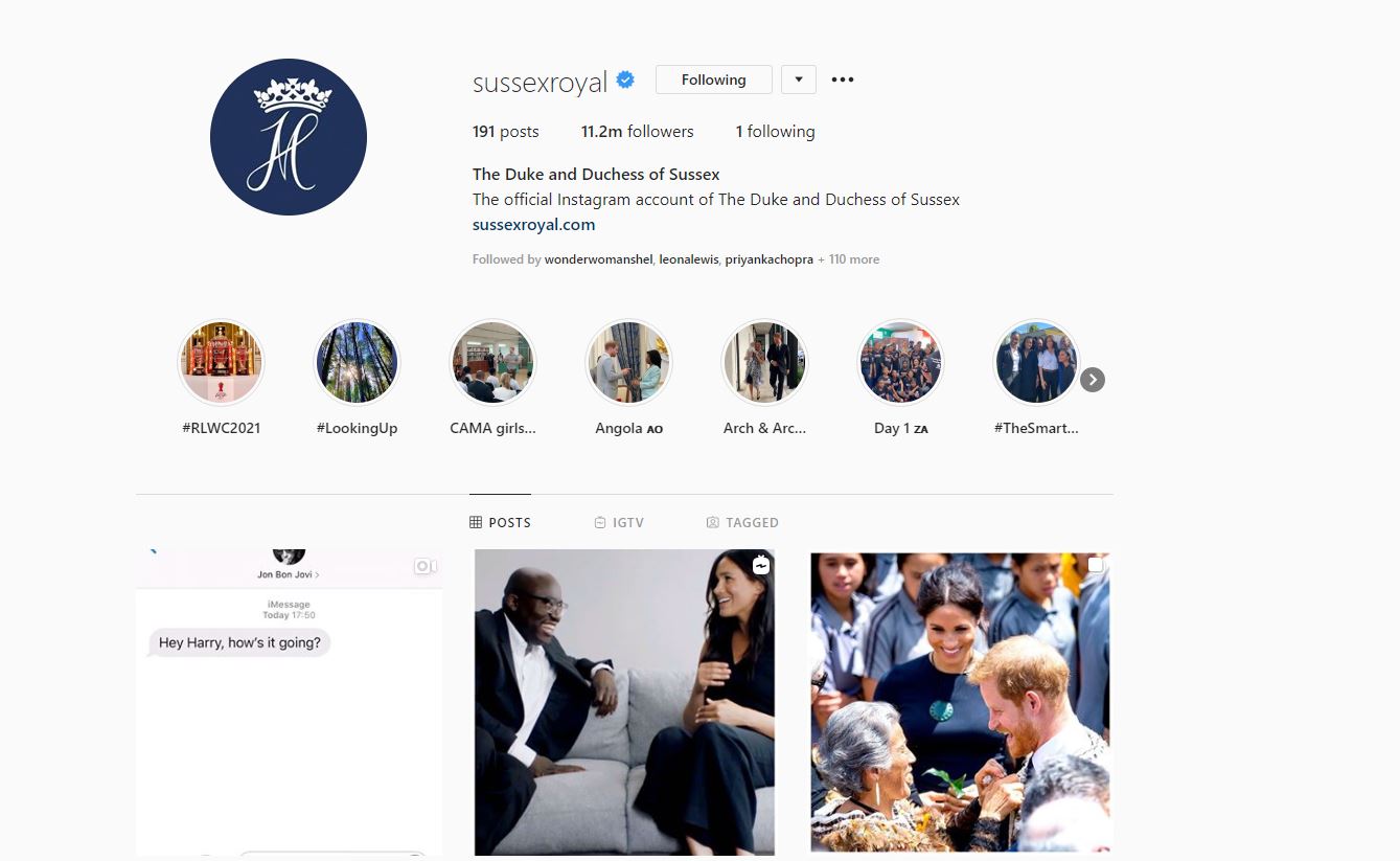  The SussexRoyal account has an impressive engagement rate, so could earn the couple a lot of money  