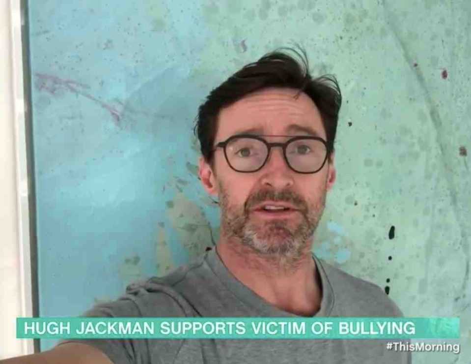  Hugh Jackman has recorded a message for Quaden