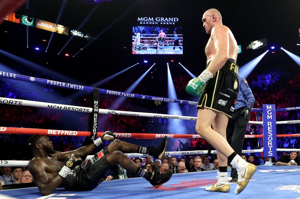 Fury battered and bossed Wilder twice dropping him