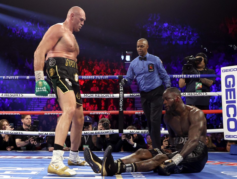 Deontay Wilder was battered from pillar to post by Tyson Fury