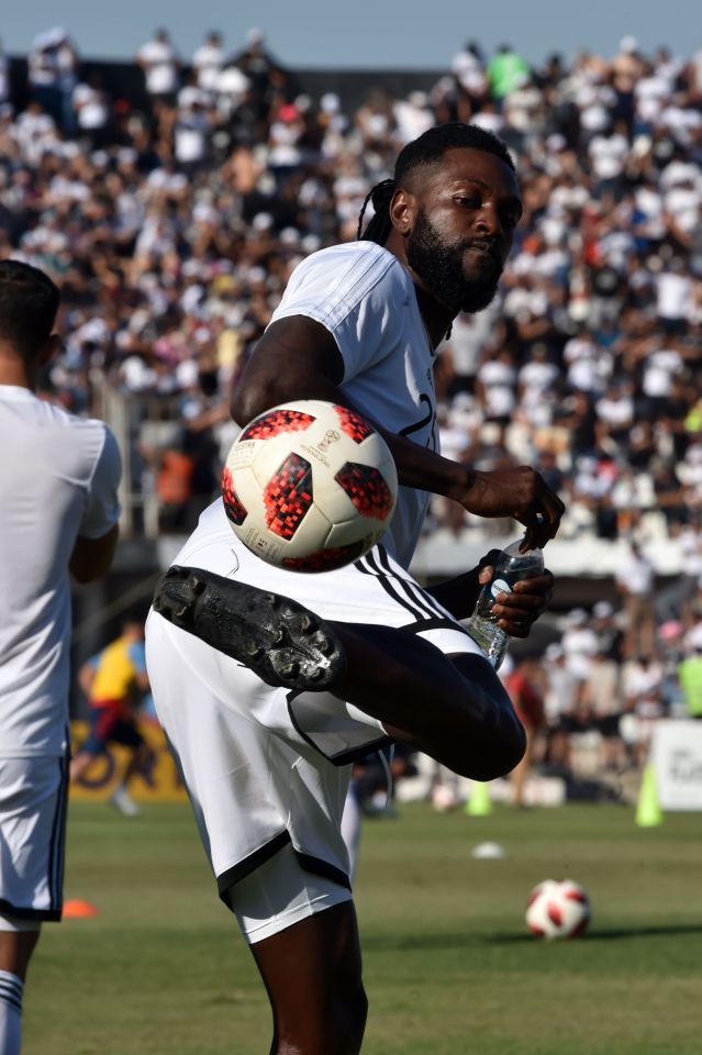  Togo legend Adebayor also showed some nice flicks during his cameo from the bench