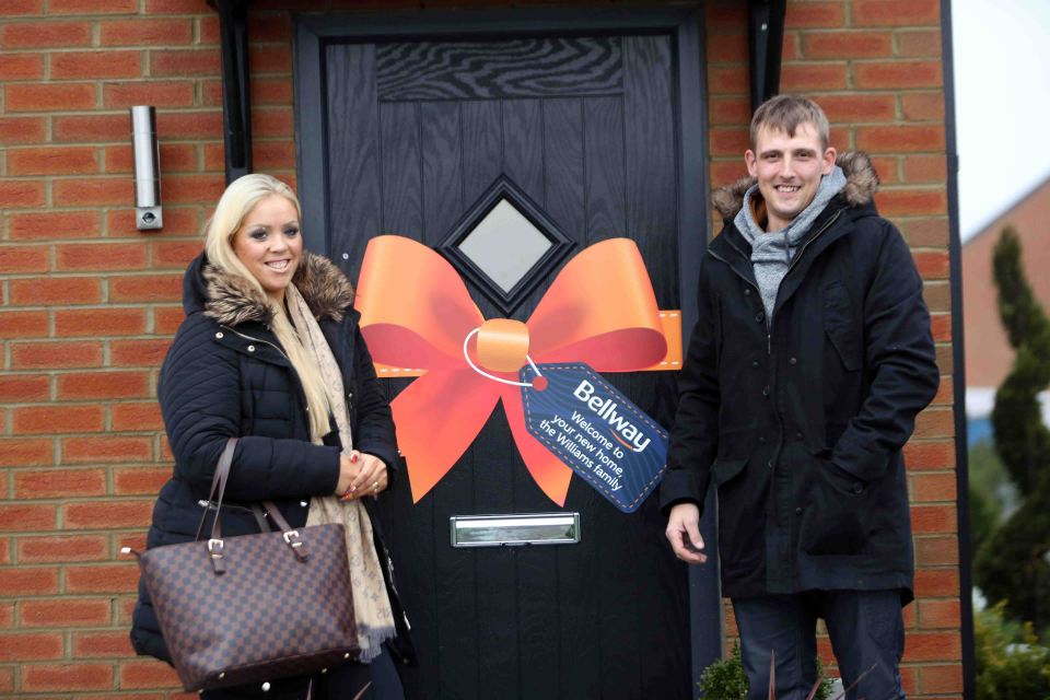  Petra and Simon Williams have moved into their brand new £260k home