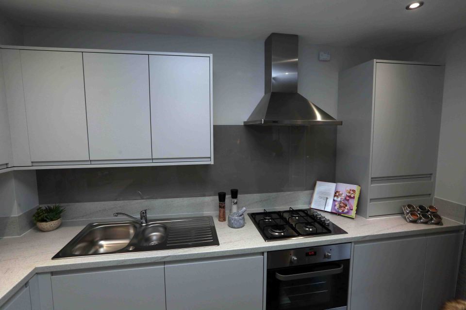  It features a brand new, modern kitchen