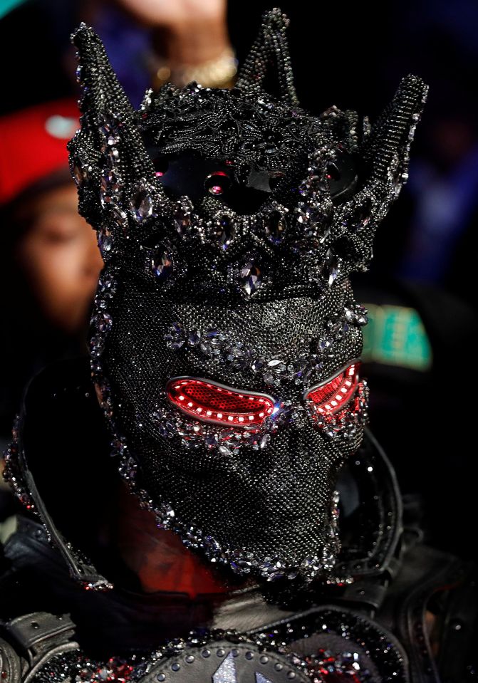 Wilder's costume was inspired by 60s horror movie The Devil Rides Out and Black History Month