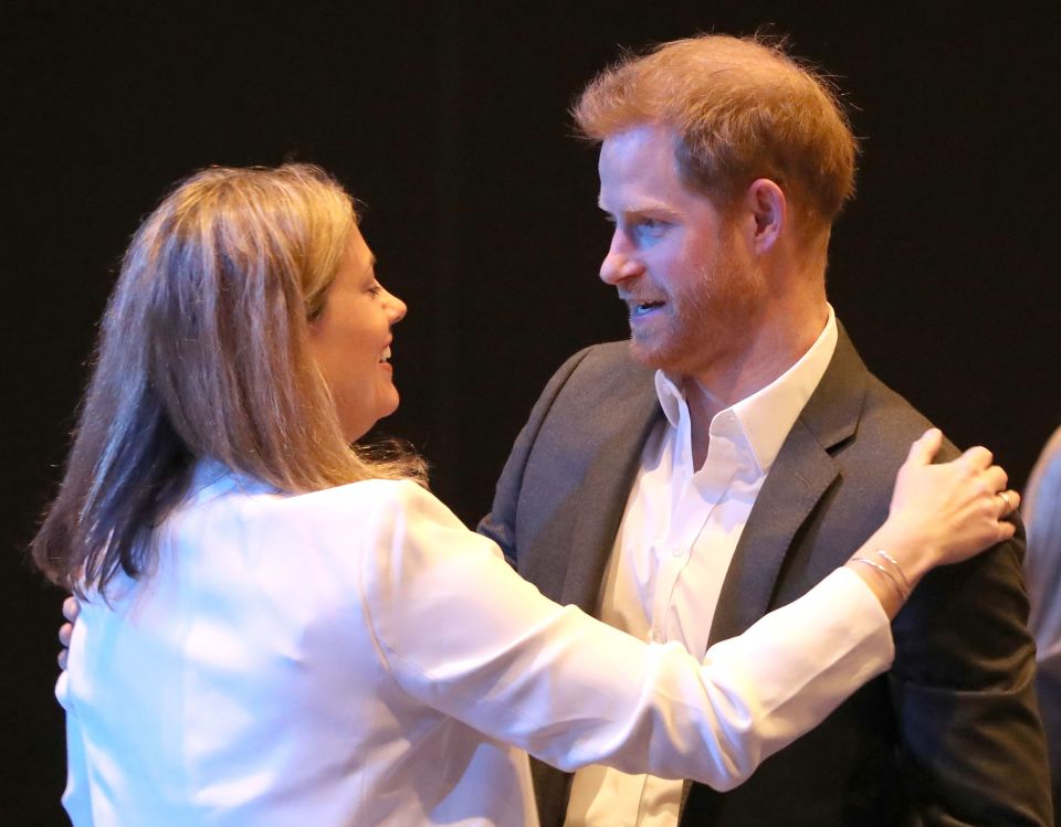  The Duke of Sussex during a sustainable tourism summit at the Edinburgh International Conference Centre yesterday