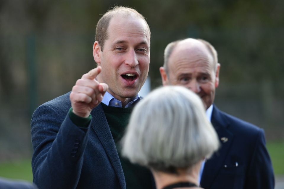  Prince William jokes during the tour