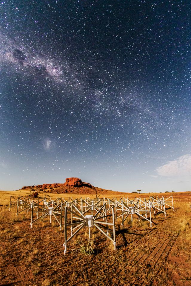  Several telescopes were used in the study included the Murchison Widefield Array in Australia