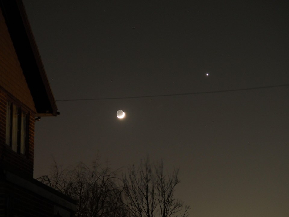 Earlier this year, Venus came very close to the Moon