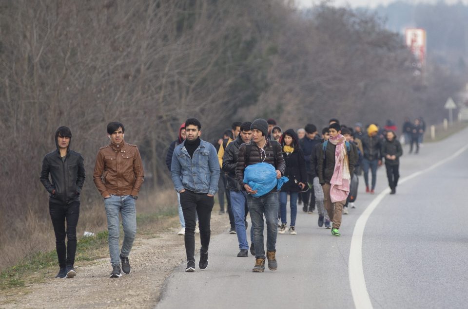  Police and border guards were ordered to stand down