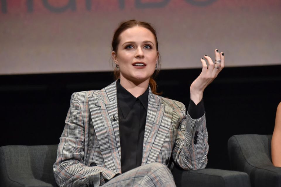  Evan Rachel Wood has starred in the tv series True Blood and Westworld