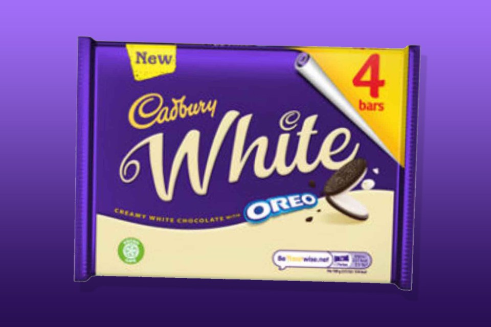  Cadbury now does a white chocolate Oreo bar and you can get it in Asda