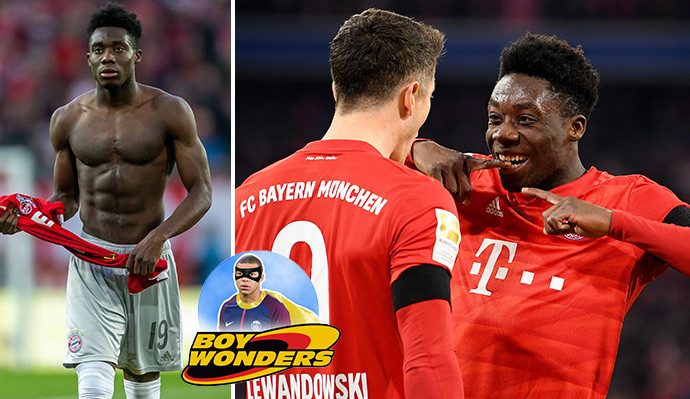  Alphonso Davies has overcome the toughest of upbringings to become a star at Bayern