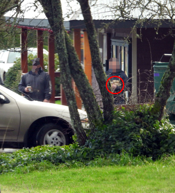  Protection officers are running errands such as picking up groceries and coffees