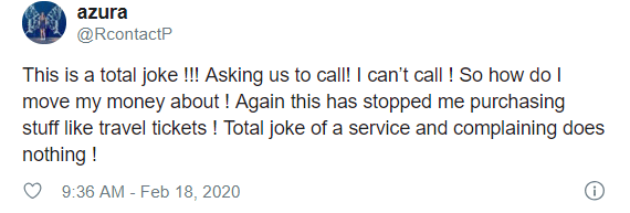  Frustrated customers took to Twitter to air their anger