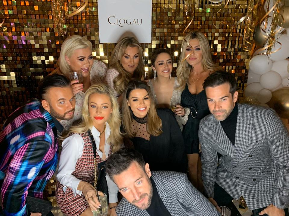  Tanya partied alongside Gemma Collins and Olivia Attwood at the bash