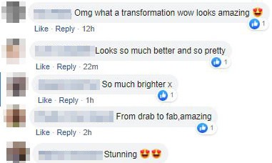 Kayleigh's budget transformation has racked up more than 1,000 likes online 