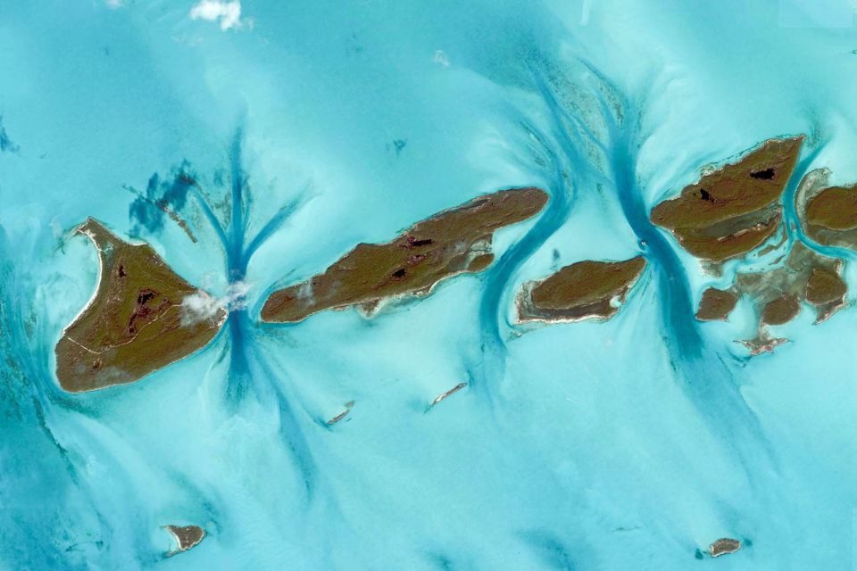  Exuma, The Bahamas – a Google Earth view captured from space