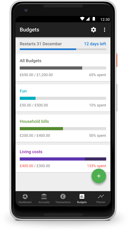  The app tracks your spending and splits them into categories to help you cut back