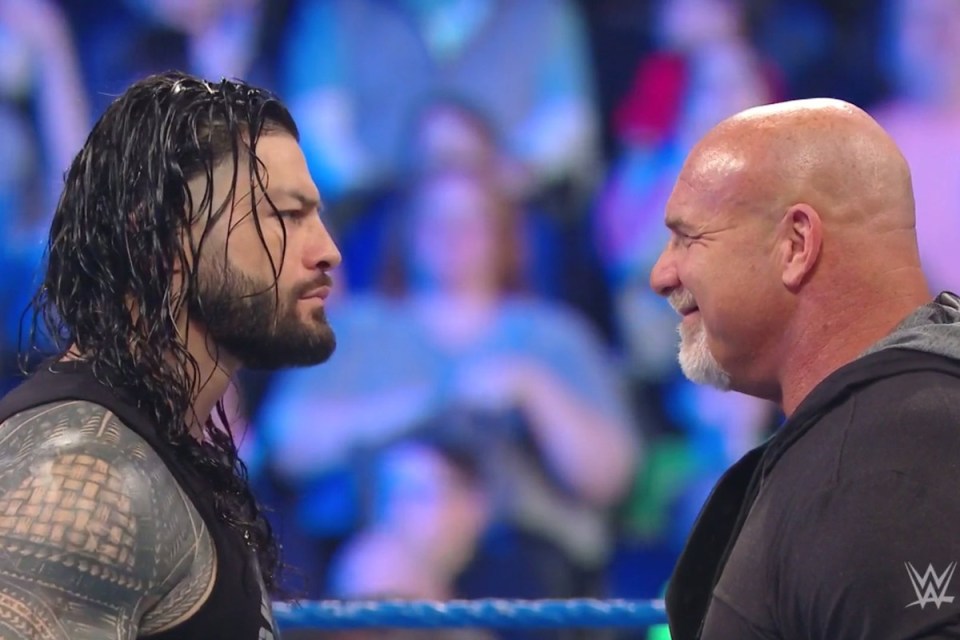  Roman Reigns and Goldberg are set to clash at WrestleMania for the Universal Title