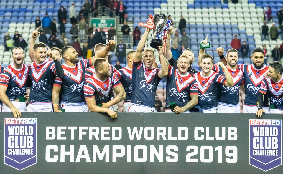  Sydney Roosters are the current World Club Challenge holders