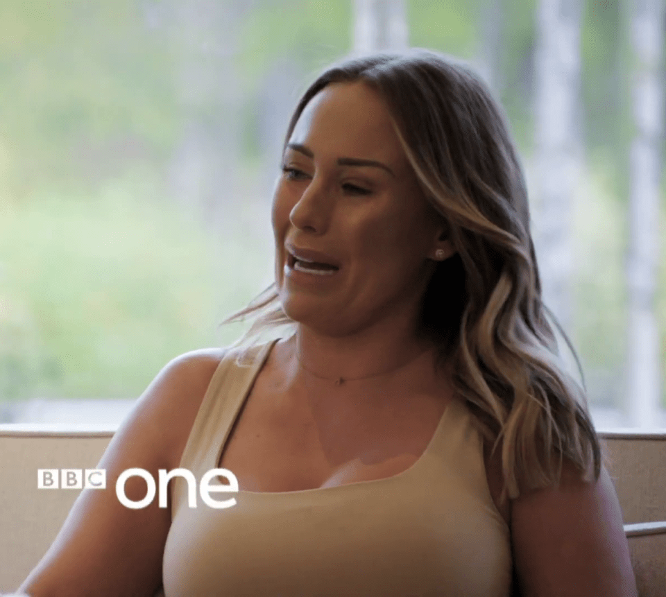  Kate Ferdinand breaks down in tears during the emotional new documentary