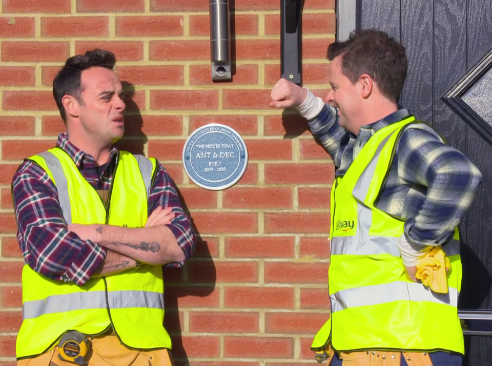  The pair revealed they had helped build a whole house for one family