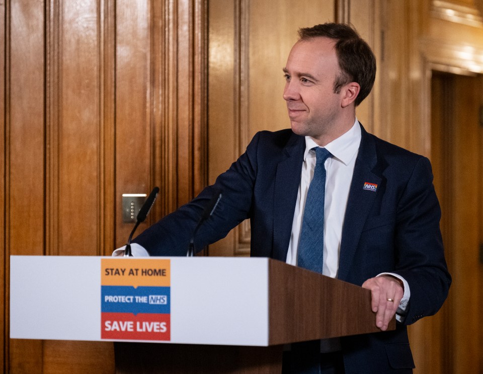  Matt Hancock gave the daily press conference on Tuesday evening - alongside chief Medical Officer Dr Jenny Harries, and National Medical Director at NHS England Stephen Powis