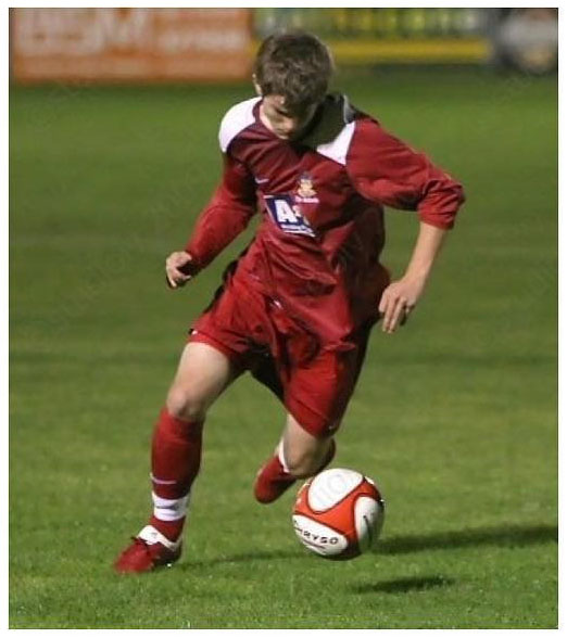  The young full-back had just broken into Worthing's first-team and was awaiting England trials before the life-changing accident