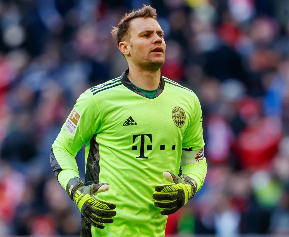  Chelsea are also said to be interested in signing Manuel Neuer from Bayern Munich