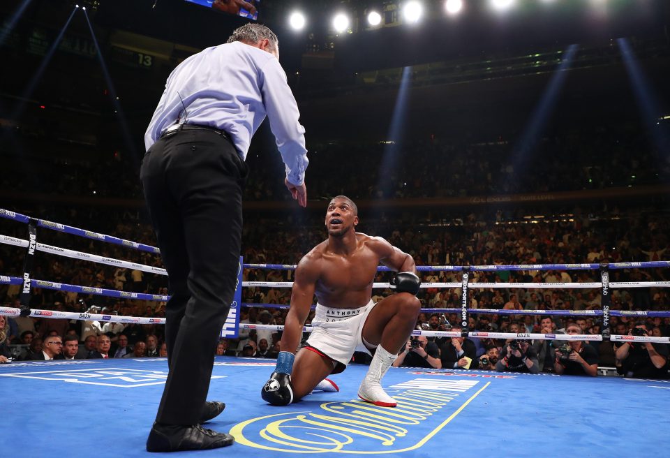  Fans reckon Joshua could face another night on the canvas if he faces Fury