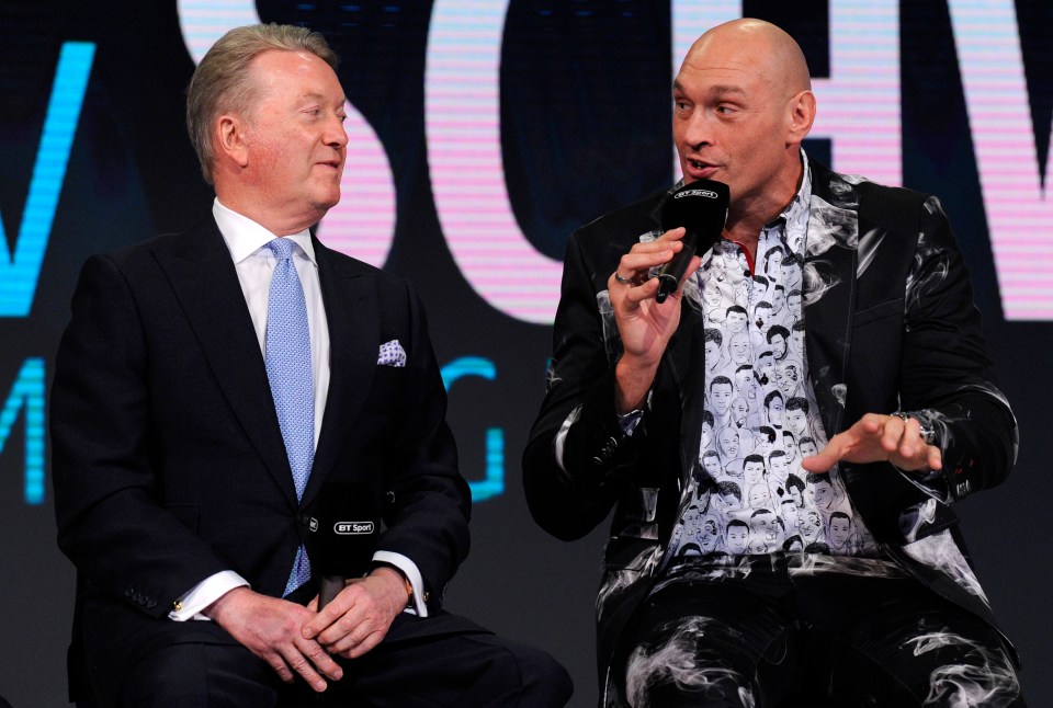  Frank Warren insists Tyson Fury is 'not bothered' by claims claims that he paid a Lancashire farmer £25,000 to lie about a failed drug test